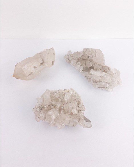 Drusa Quartzo Cristal com Lítio 55 a 110 gramas