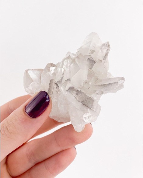 Drusa Quartzo Cristal com Lítio 55 a 110 gramas