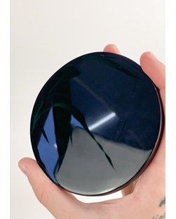 Espelho de Obsidiana Preta 122 a 150 gramas aprox.