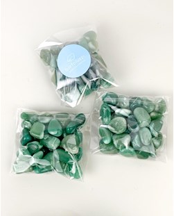 Kit Quartzo Verde Rolado Pequeno 200 gramas