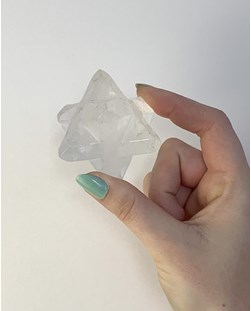 Merkaba Cristal Quartzo Polida 97 a 132 gramas aprox.