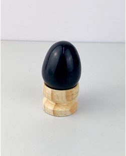 Ovo Obsidiana preta Yoni Egg 45 a 59 gramas aprox.