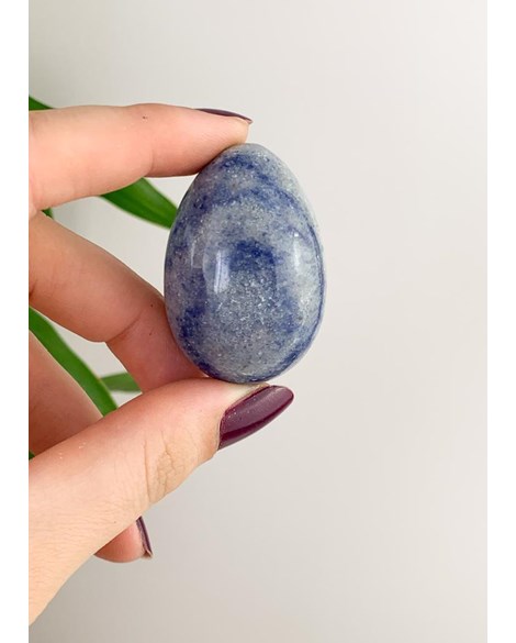 Ovo Quartzo Azul Yoni Egg 50 a 56 gramas