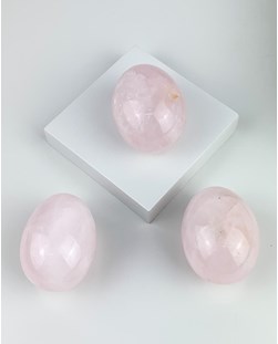 Ovo Quartzo rosa Yoni Egg 105 a 110 gramas aprox.