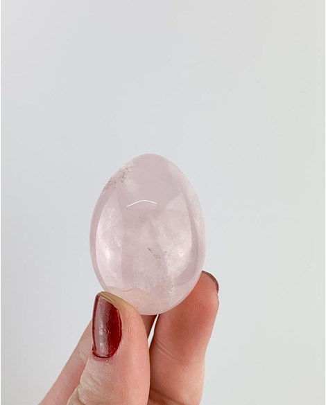 Ovo Quartzo rosa Yoni Egg 50 a 58 gramas aprox.