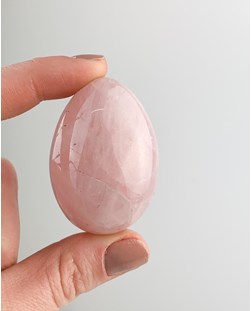 Ovo Quartzo Rosa Yoni Egg 70 a 77 gramas aprox.