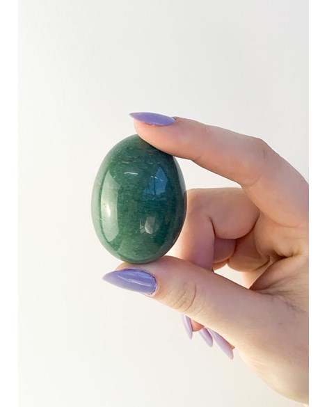 Ovo Quartzo verde Yoni Egg 82 a 95 gramas aprox.