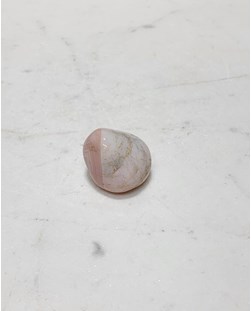 Pedra Ágata Botswana Rosa Rolada 8 a 10 gramas