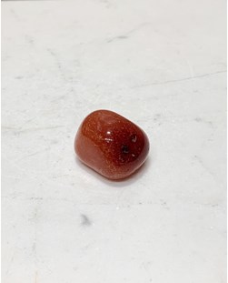 Pedra Ágata Vermelha rolada Tingida 12 a 20 gramas
