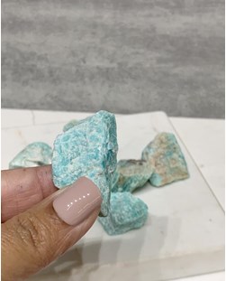 Pedra Amazonita bruta 13 a 20 gramas