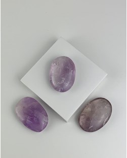Pedra Ametista Forma Sabonete 30 a 35 gramas