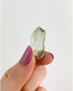 Pedra Ametista Prasiolita verde 3 a 8 gramas