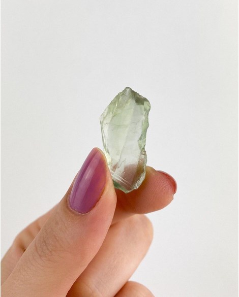 Pedra Ametista Prasiolita verde 3 a 8 gramas