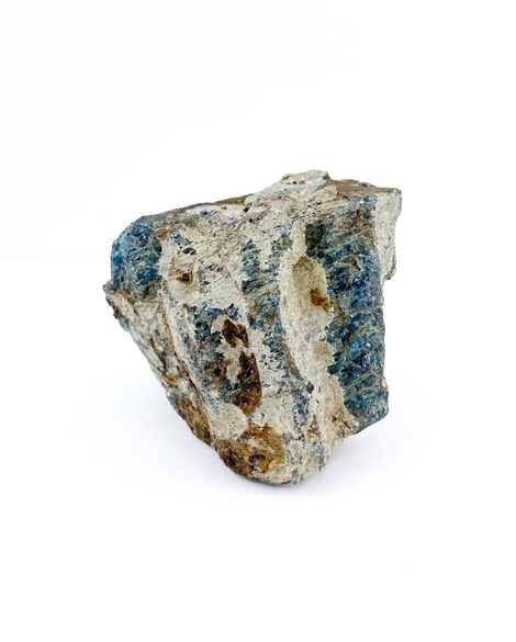 Pedra Apatita Azul Bruta 433 gramas