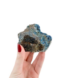 Pedra Apatita Azul Bruta 433 gramas