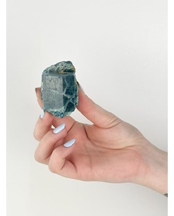 Pedra Apatita Azul Polida 150 a 170 gramas aprox.