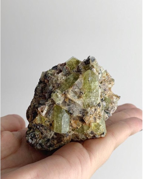 Pedra Apatita Verde Bruta 320g