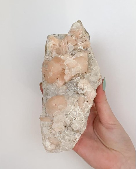 Pedra Apofilita Coleção Heulandita India Bruta 960 gramas