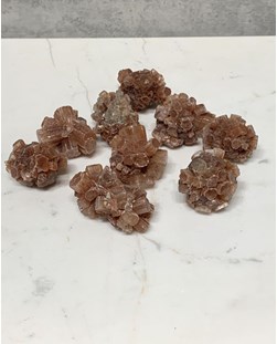 Pedra Aragonita Coleção Sputinik bruta 17 a 20 gramas