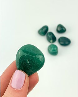 Pedra Aventurina Verde Rolada 10 a 13 gramas