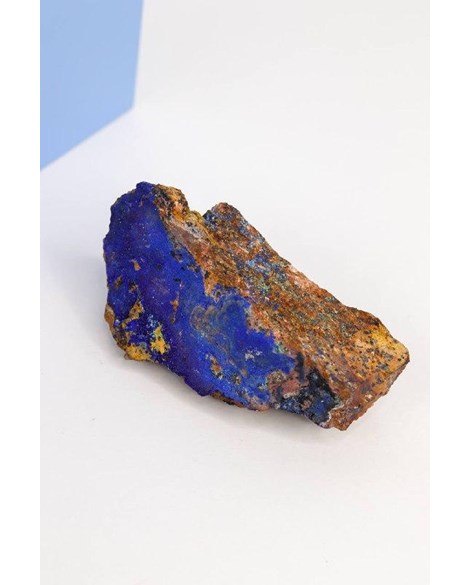 Pedra Azurita Bruta na Matriz 162 gramas