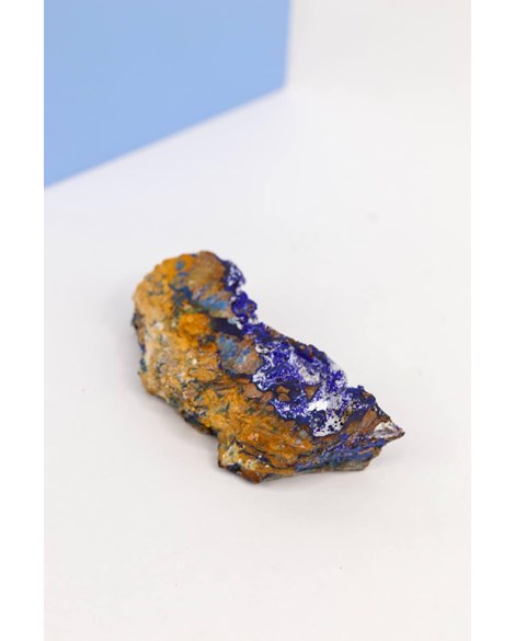Pedra Azurita Bruta na Matriz 67 gramas