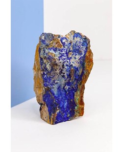Pedra Azurita Bruta na Matriz 812 gramas