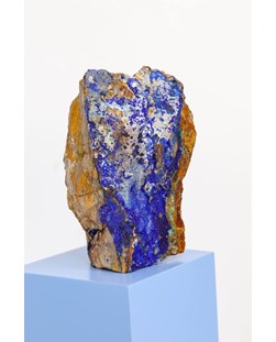 Pedra Azurita Bruta na Matriz 812 gramas