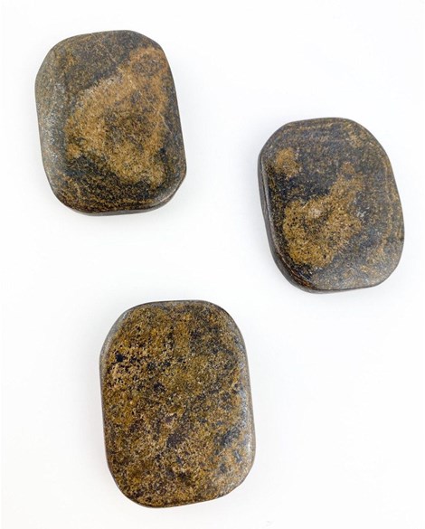 Pedra Bronzita Forma Sabonete 80 a 100 gramas aprox.