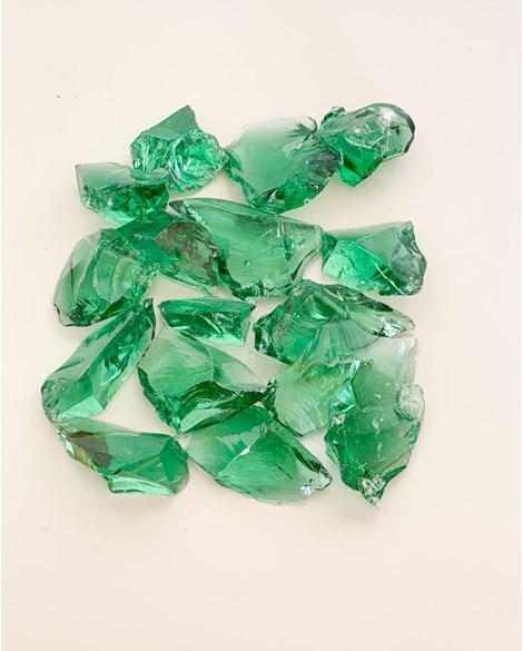 Pedra Bruta Obsidiana Verde 24 a 46 gramas aprox