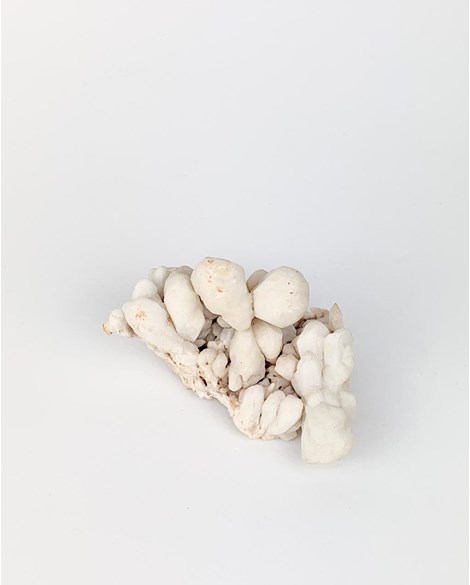 Pedra Calcedônia Branca Bruta 115 gramas