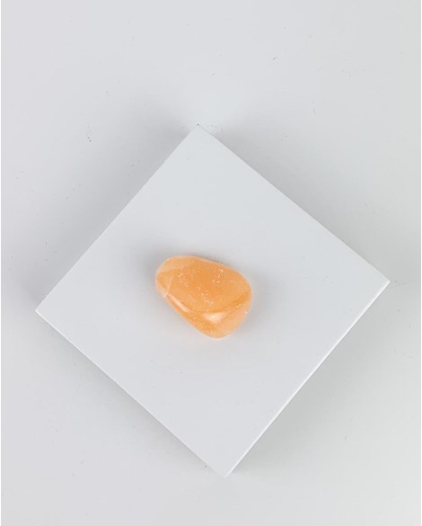 Pedra Calcita Amarela Rolada 11 a 15 gramas