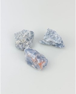 Pedra Calcita Azul bruta 34 a 53 gramas