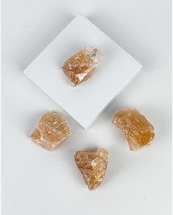 Pedra Calcita Citrino Bruta 25 a 35 gramas