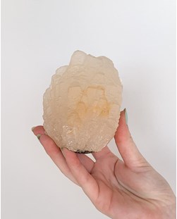 Pedra Calcita Dente de Cão Bruta Coleção 662 gramas 