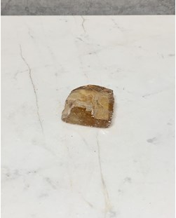 Pedra Calcita mel bruta 7 a 8 gramas
