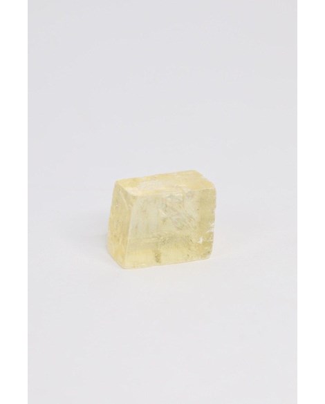 Pedra Calcita Ótica amarela bruta 17 a 23 gramas