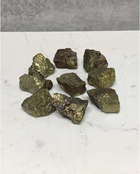 Pedra Calcopirita bruta 25 a 30 gramas