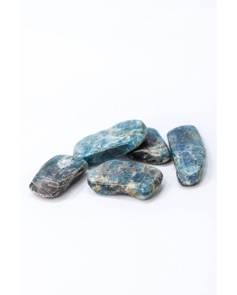 Pedra Cianita Azul Rolada  22 a 30 gramas