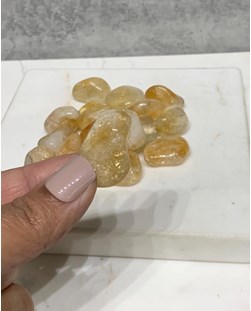 Pedra Citrino  Rolado 7 a 12 gramas