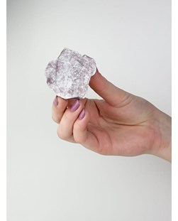 Pedra Coleção Lepidolita bruta 30 a 39 gramas