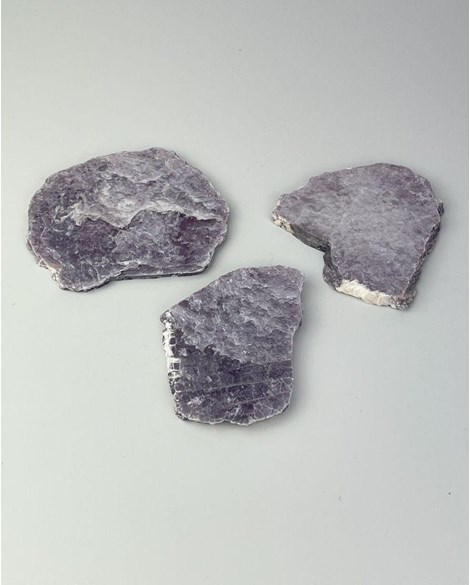 Pedra Coleção Lepidolita bruta 50 a 60 gramas