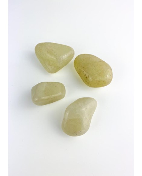 Pedra Cristal de Quartzo com Enxofre Rolado 15 a 29 gramas