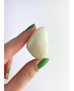 Pedra Cristal de Quartzo com Enxofre Rolado 15 a 29 gramas