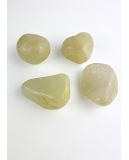 Pedra Cristal de Quartzo com Enxofre Rolado 30 a 39 gramas