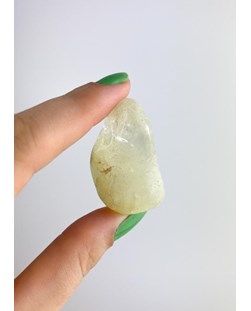 Pedra Cristal de Quartzo com Enxofre Rolado 30 a 39 gramas