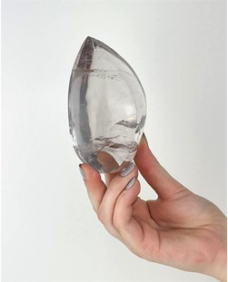 Pedra Cristal de Quartzo Forma Livre Polido 338 gramas aprox.