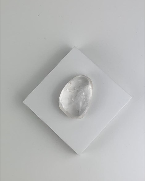 Pedra Cristal de Quartzo Forma Sabonete 30 a 40 gramas