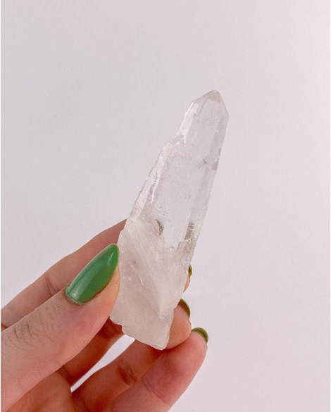 Pedra Cristal de Quartzo Laser Bastão Bruto 26 a 36 gramas