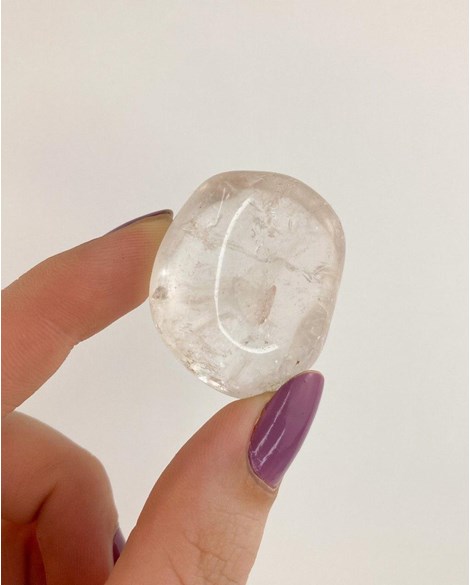 Pedra Cristal de Quartzo Rolado 20 a 30 gramas